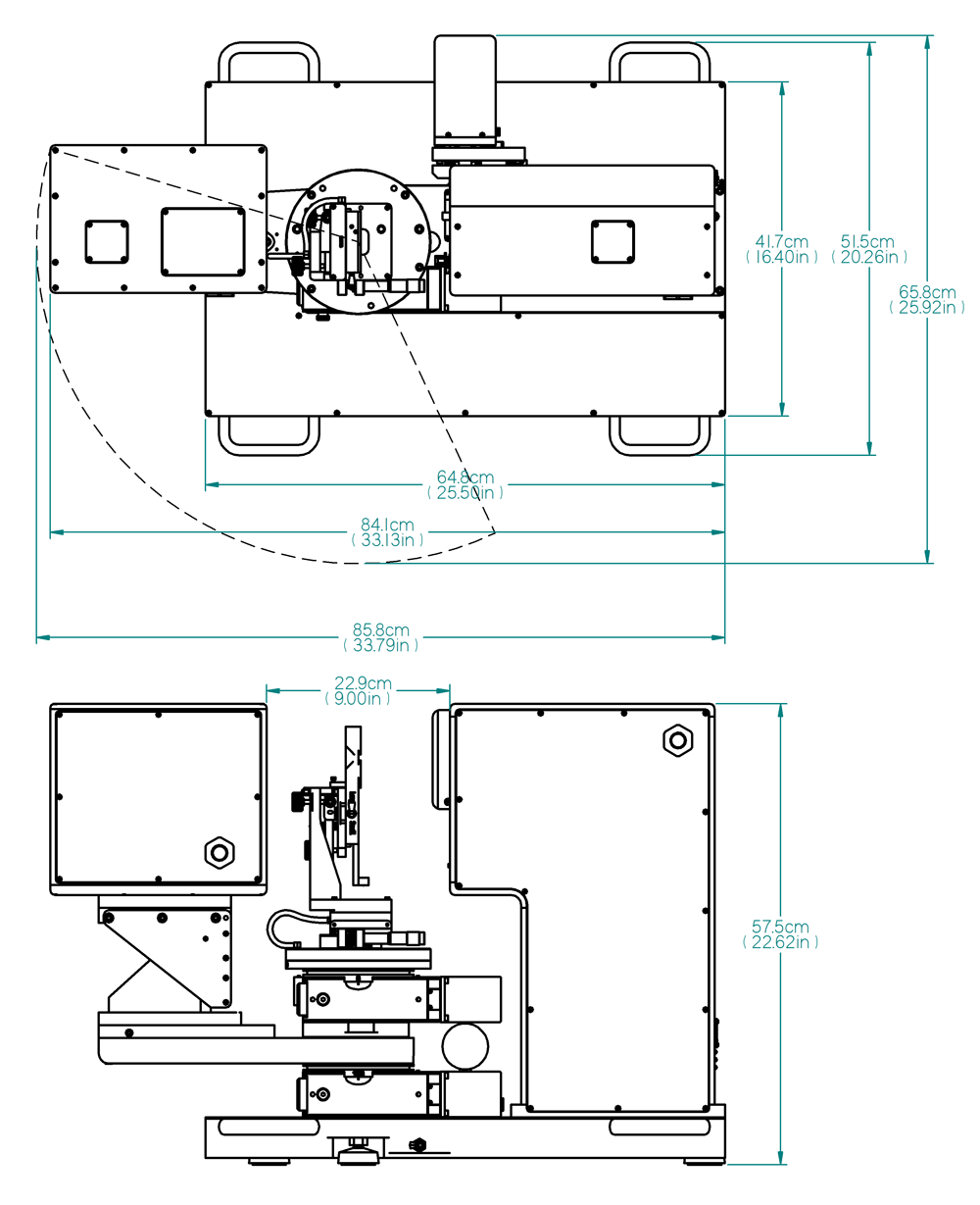 ir-vase-mark-ii-ellipsometer-dimensions